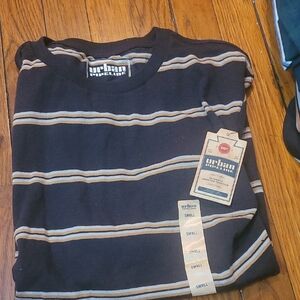 Urban Pipeline Crewneck Sweater Black and Brown